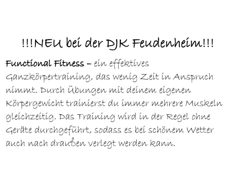 Neuer Gymastikkurs!