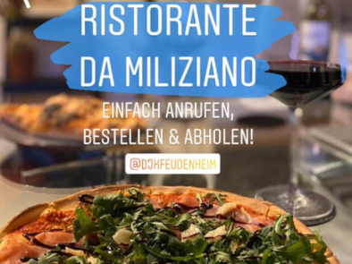 Pizzeria Ristorante Miliziano bietet Abholservice an